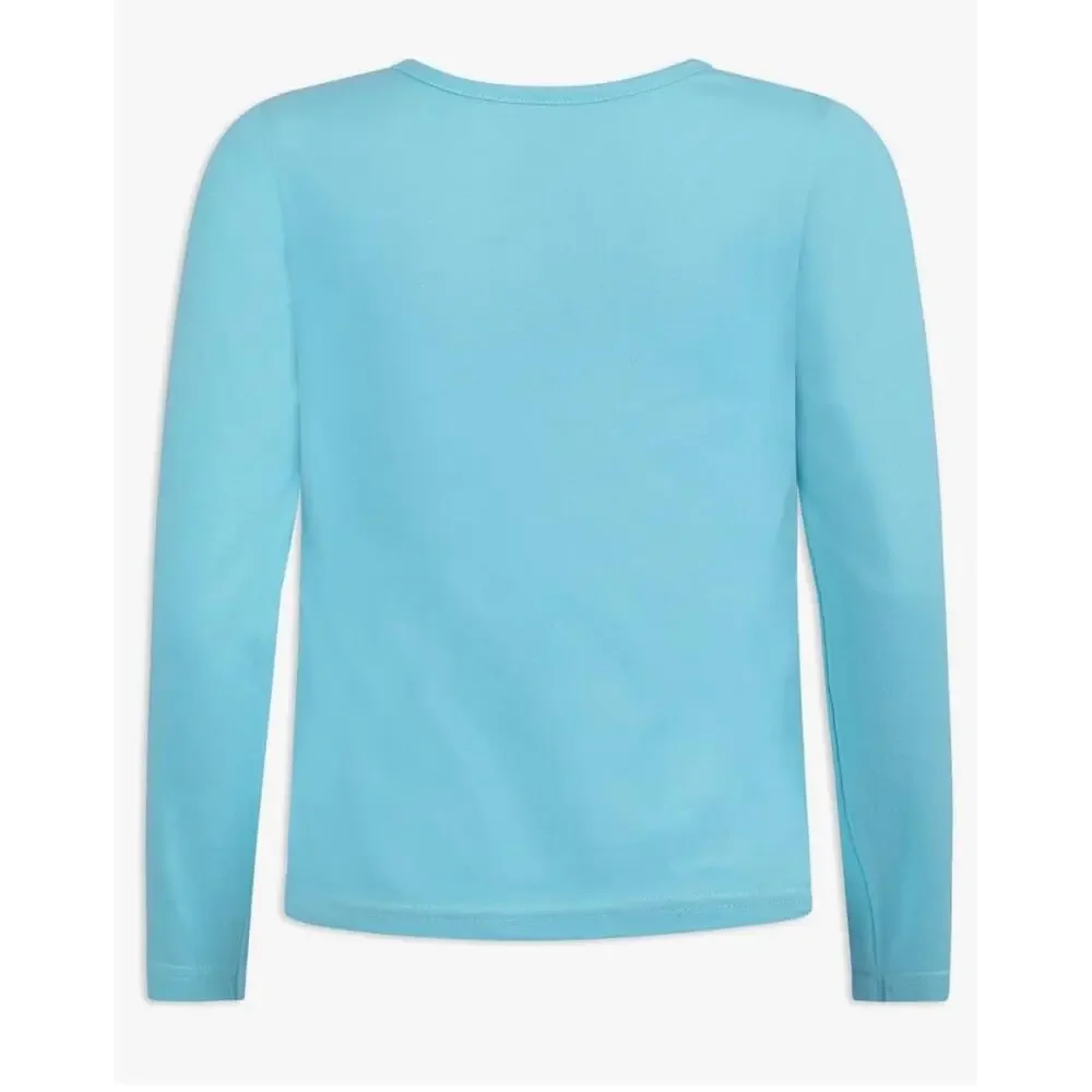 New My Little Pony Girls Blue Long Sleeve Graphic T-Shirt Size 5
